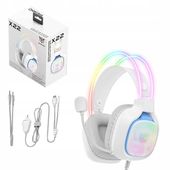 SŁUCHAWKI ONIKUMA PODŚWIETLANE GAMINGOWE X22 RGB Z MIKROFONEM DLA GRACZY