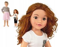 SMILY PLAY Duża lalka dla dzieci chodząca 70 cm księżniczka długie włosy