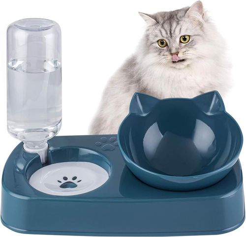 Miska dla kota 2 w 1 granatowa na Arena.pl