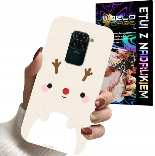 ETUI CASE DO XIAOMI NOTE 9 / 9s - ŚWIĄTECZNE WZORY RENIFER MIKOŁAJ ŚWIĘTA na Arena.pl