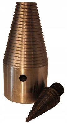 Świder/łuparka rębak do drewna 100mm otwór 38mm na Arena.pl