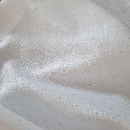 Obrus dekoracyjny ELLEN 85x85 Eurofirany biały w srebrne kropki na Arena.pl