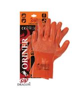 rękawice gumowe ocieplane oriner 30cm, rozmiar 7 - rek gu ori7