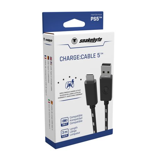 snakebyte USB-C Charge:Cable 5 kabel do ładowania PS5 3m na Arena.pl
