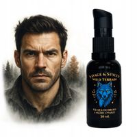 Olejek do brody i skóry twarzy Savage & Style Wild Terrain. Zmiękcza zarost