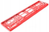 RAMKI RAMKA POD TABLICE METALIZOWANA CZERWONA