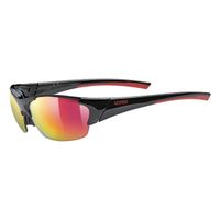 Okulary Uvex Blaze III Black Mat Red