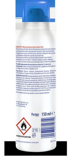 UNDOFEN Spray do Stóp i Obuwia 48H Przeciw Poceniu i Neutralizacji Zapachu na Arena.pl