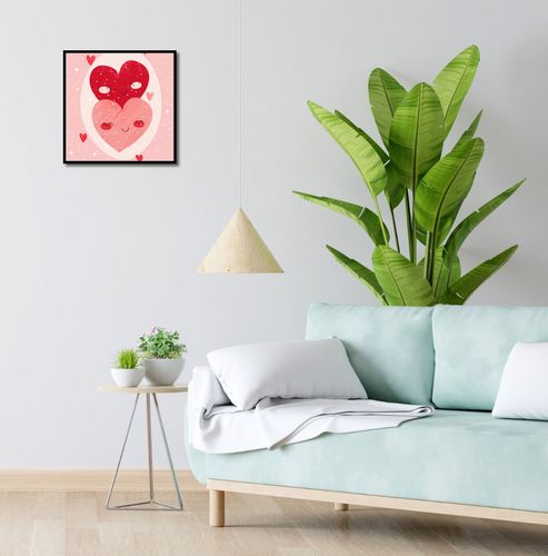 Plakat 40x40cm Ciepło Serca na Arena.pl