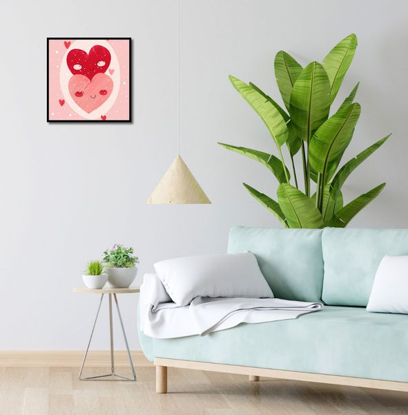 Plakat 40x40cm Ciepło Serca zdjęcie 4