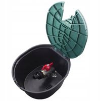 STUDZIENKA OUT SKRZYNKA POBORU WODY Z ZAWOREM 3/4 CALA OVAL DO NAWADNIANIA