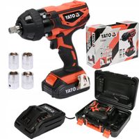 klucz udarowy 18v 1/2" 300nm + bateria 2,0ah ład. 60min yato
