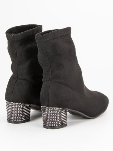 WSUWANE CZARNE BOTKI Rozmiar - 36 na Arena.pl