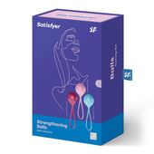 zestaw kulek satisfyer balls c03 niebieska różowa czerwona