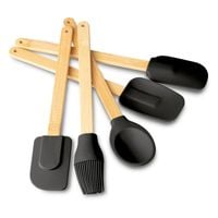 ZESTAW PRZYBORÓW KUCHENNYCH TADAR SILICO CASE CZARNY X 5 SZT