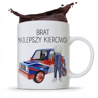 Kubek Prezent Dla Brata Brat Najlepszy Kierowca Z Nadrukiem Ze Zdjęciem