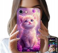 ETUI DO IPHONE 7 / 8 / SE2 - SŁODKI KOTEK, KOT, WZORY ZE ZWIERZĘTAMI