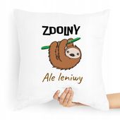 Poduszka Zabawny Prezent Zdolny Ale Leniwy Z Nadrukiem Ze Zdjęciem