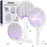 ELEKTRYCZNA ŁAPKA LAMPA NA MUCHY PACKA KOMARY RAŻĄCA PRĄDEM OWADOBÓJCZA