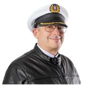 czapka polski kapitan dowódca statek morze