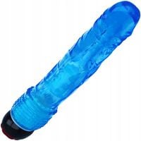 Duży Wibrator Żelowy XL Realistyczny Penis Członek Dildo Mocne