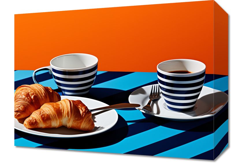 Obraz 40x30cm Croissanty zdjęcie 1