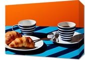 Obraz 40x30cm Croissanty