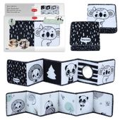 TINY LOVE Książeczka interaktywna dwustronna DECOR czarno-biała