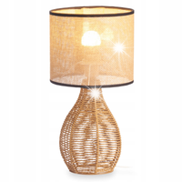 LAMPA NOCNA Z ABAŻUREM Z PLECIONKI WIEDEŃSKIEJ, Ø 20 CM, ARTE REGAL