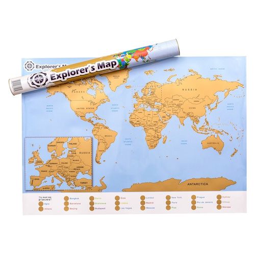 Mapa Zdrapka - Świat (EN) na Arena.pl