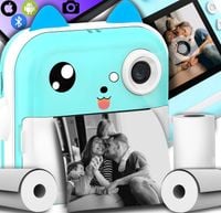 DRUKUŚ APARAT FOTOGRAFICZNY NATYCHMIASTOWY DRUKARKA TERMICZNA + 3 SZT ROLEK