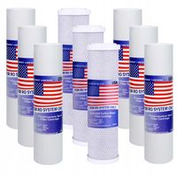 WKŁADY DO FILTRA WODY ODWRÓCONA OSMOZA RO KOMPLET