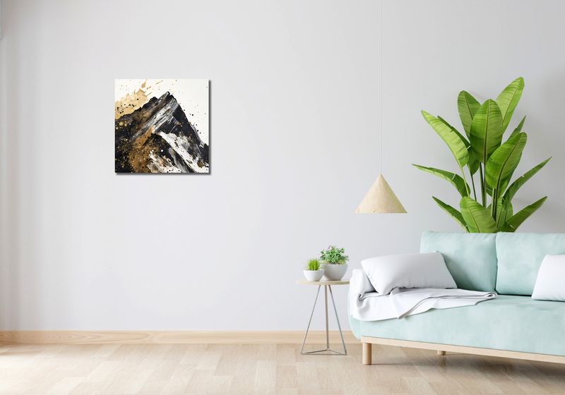 Obraz 50x50cm Złote Szczyty zdjęcie 2