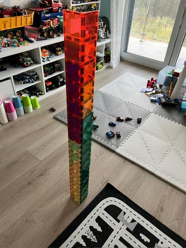 klocki magnetyczne prostokąty Rainbow Rectangle Pack 18 el. Connetix na Arena.pl