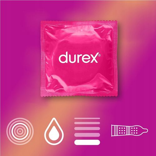 Prezerwatywy potęgujące orgazm DUREX SURPRISE ME 4 rodzaje wypustki 40 szt. na Arena.pl
