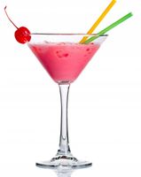 ALTOM DIAMOND KIELISZKI DO MARTINI DRINKÓW KOKTAJLI KOMPLET 260 ML 6 SZTUK