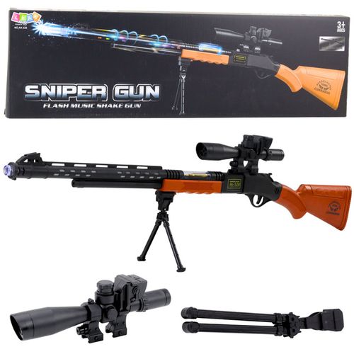 DFLA DZIECI KARABIN SNAJPERSKI ZABAWKOWY DZWIEKI na Arena.pl