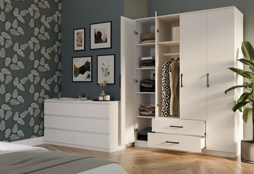 Szafa Romana 160X205 BIAŁY na Arena.pl