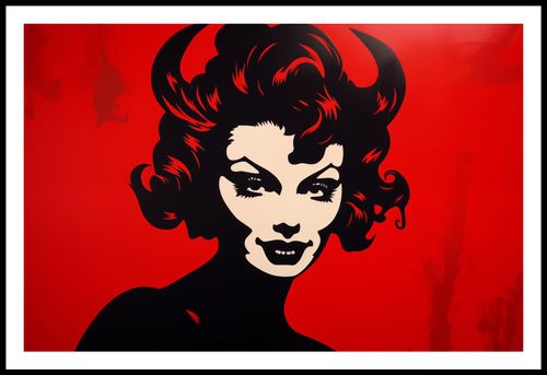Plakat 86,4x56,8cm Czerwona Diablica na Arena.pl