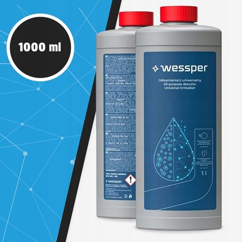 MOCNY Odkamieniacz w Płynie 1L UNIWERSALNY DUŻY Wessper do Ekspresu -1000ml na Arena.pl