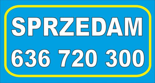 Tablica Szyld SPRZEDAM dom do wynajęcia 100x50cm na Arena.pl