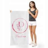 DUŻY RĘCZNIK KĄPIELOWY PLAŻOWY 70x140 XXL NADRUK