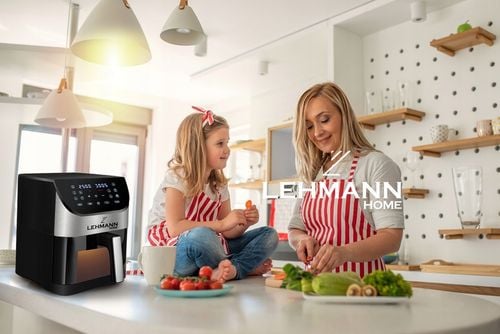 FRYTKOWNICA BEZTŁUSZCZOWA FRYTOWNICA AIRFRYER DUŻA 12 PROGRAMÓW 6l na Arena.pl
