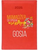 KALENDARZ A5 2026 DZIENNY Z NADRUKIEM MAMADŻER DO SPRAW WSZYSTKIEGO