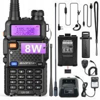 Baofeng UV-5R 8W 1800mAh KRÓTKOFALÓWKA RADIOTELEFON WALKIE TALKIE SKANER