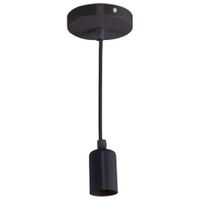 LAMPA wisząca UNO 03811 Ideus loftowa OPRAWA metalowy zwis czarny