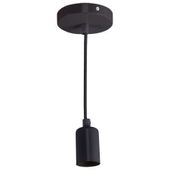 LAMPA wisząca UNO 03811 Ideus loftowa OPRAWA metalowy zwis czarny