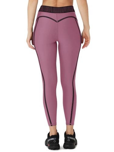 Legginsy Damskie Sportowe Wysoki Stan Kryjące Joga Fitness Różowe XL na Arena.pl