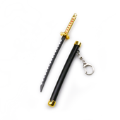 Miecz samurajski Katana Manji | Metal | 15 cm | Brelok | Bleach