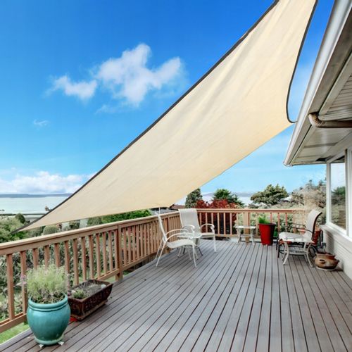 Tarp turystyczny wodoodporny 3x3M Markiza Anty-UV Ogród przydomowy Patio na Arena.pl